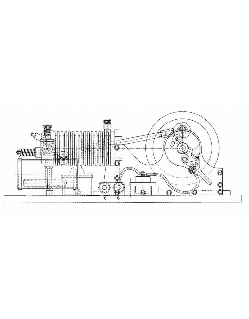 MBT "Stone" tweetaktmotor - Bouwtekening Schaal 1 : N/A (60.10.012)