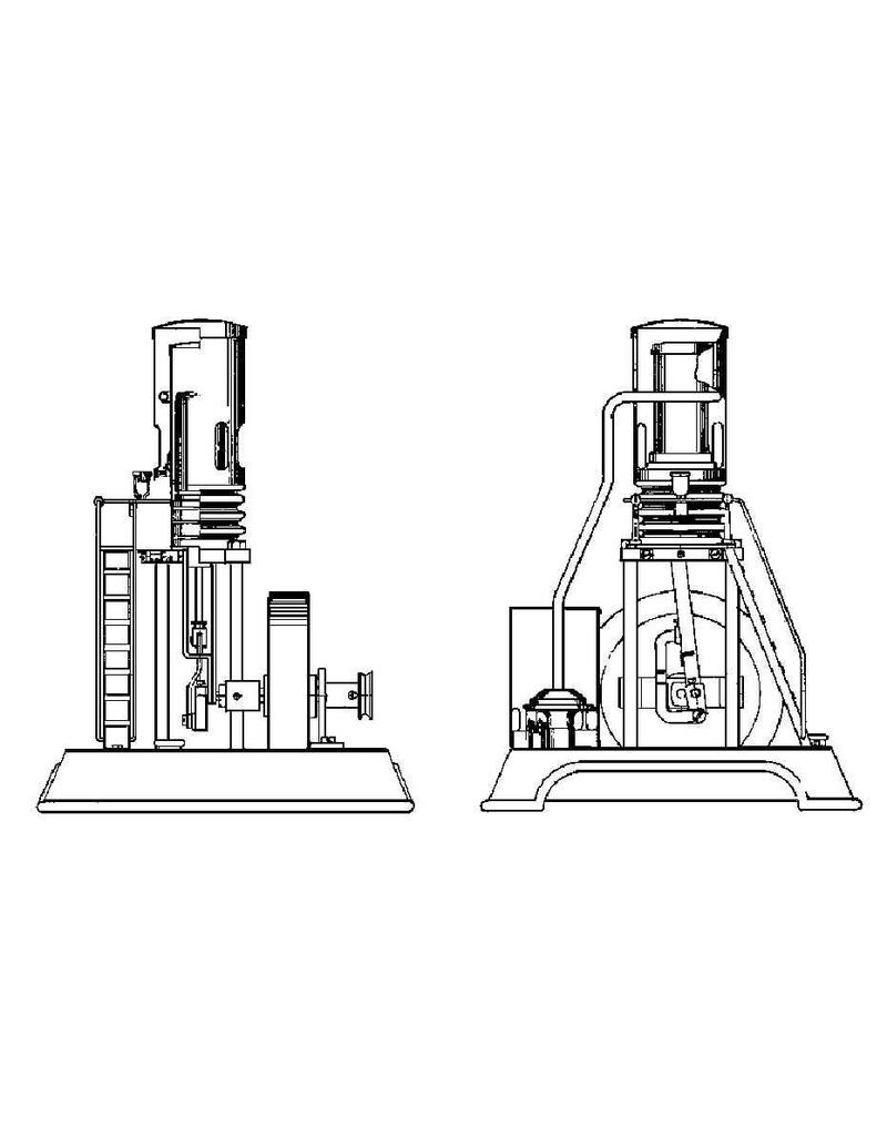 NVM 60.12.001 vertikalen Heißluftmotor