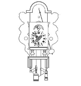 NVM 60.50.001 Frisian Hocker Uhr