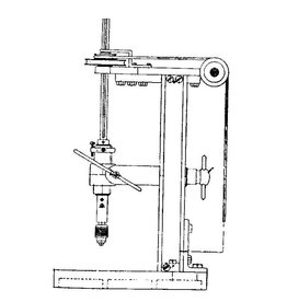 MBT Tischbohrmaschine - Bauzeichnung Maßstab 1 : XX (80.00.001)