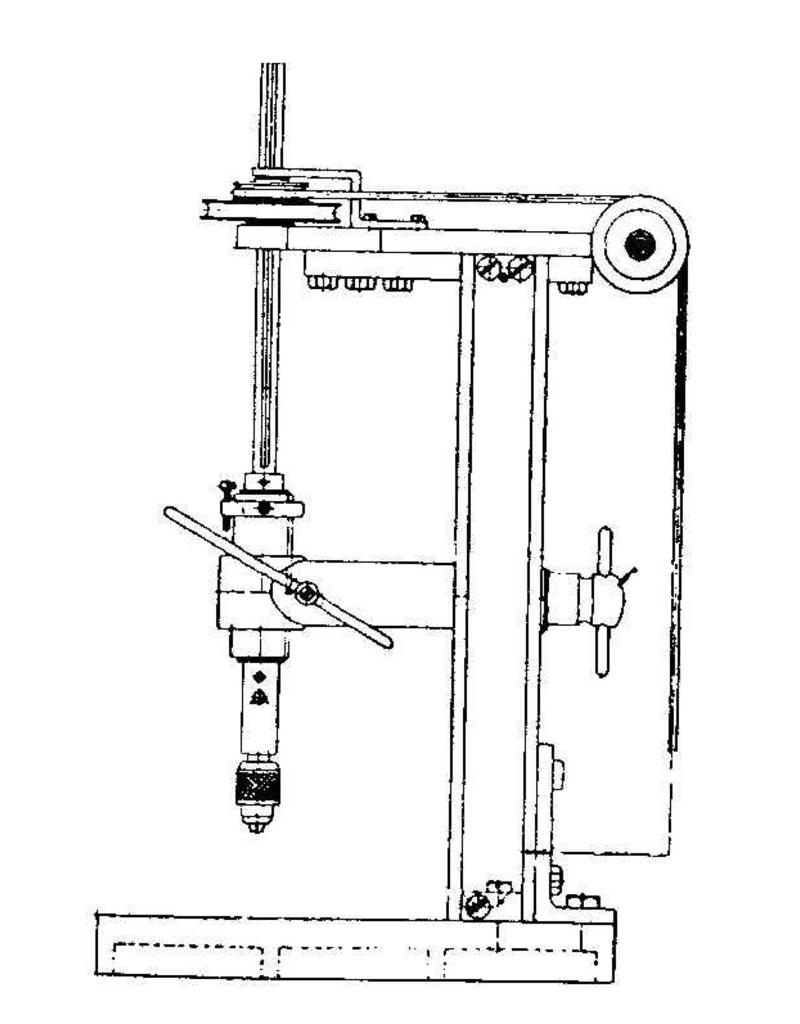 MBT Tafelboormachine - Bouwtekening Schaal 1 : XX (80.00.001)