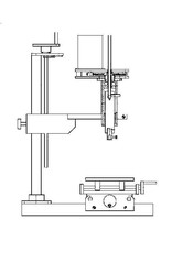 MBT Funkenerodiermaschine - Bauzeichnung Maßstab 1 : XX (80.00.004)