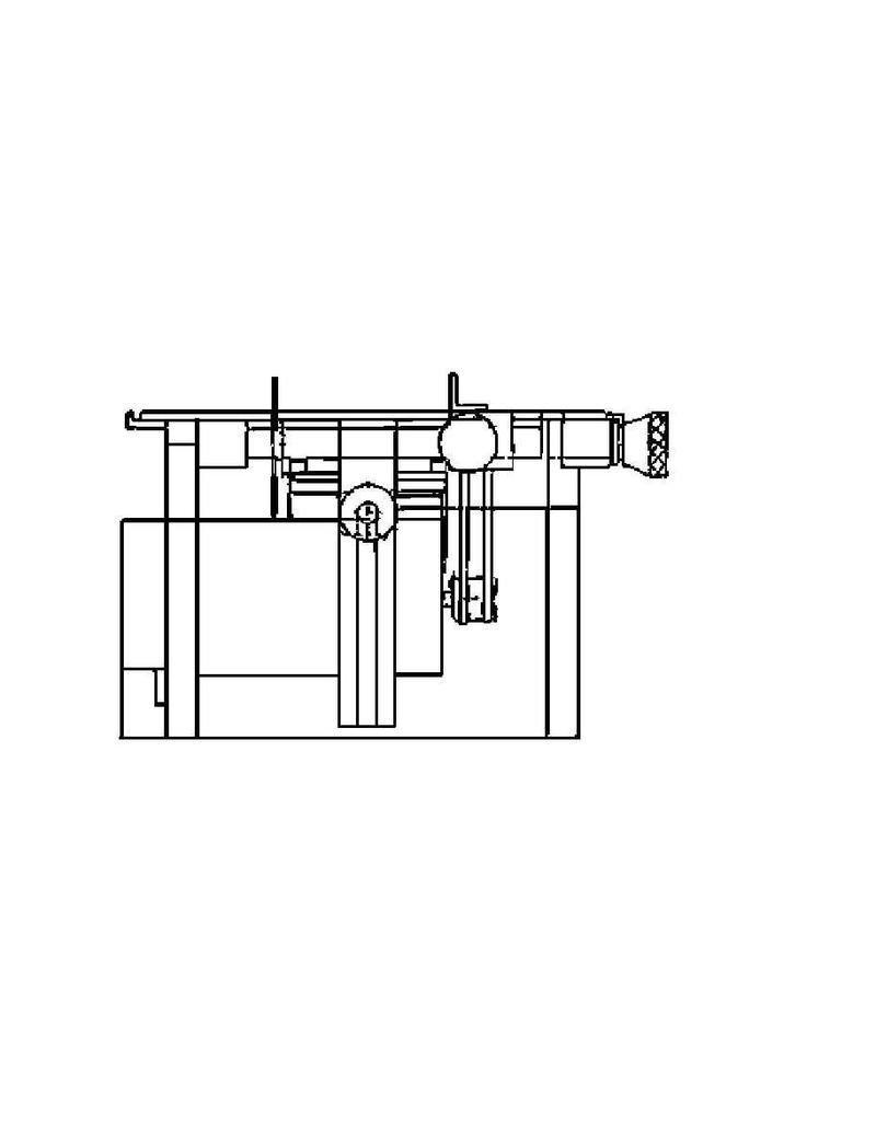 MBT Cirkelzaagbankje - Bouwtekening Schaal 1 : XX (80.00.012)
