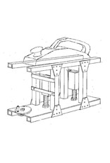 MBT Vandikte bank - Bouwtekening Schaal 1 : XX (80.00.013)