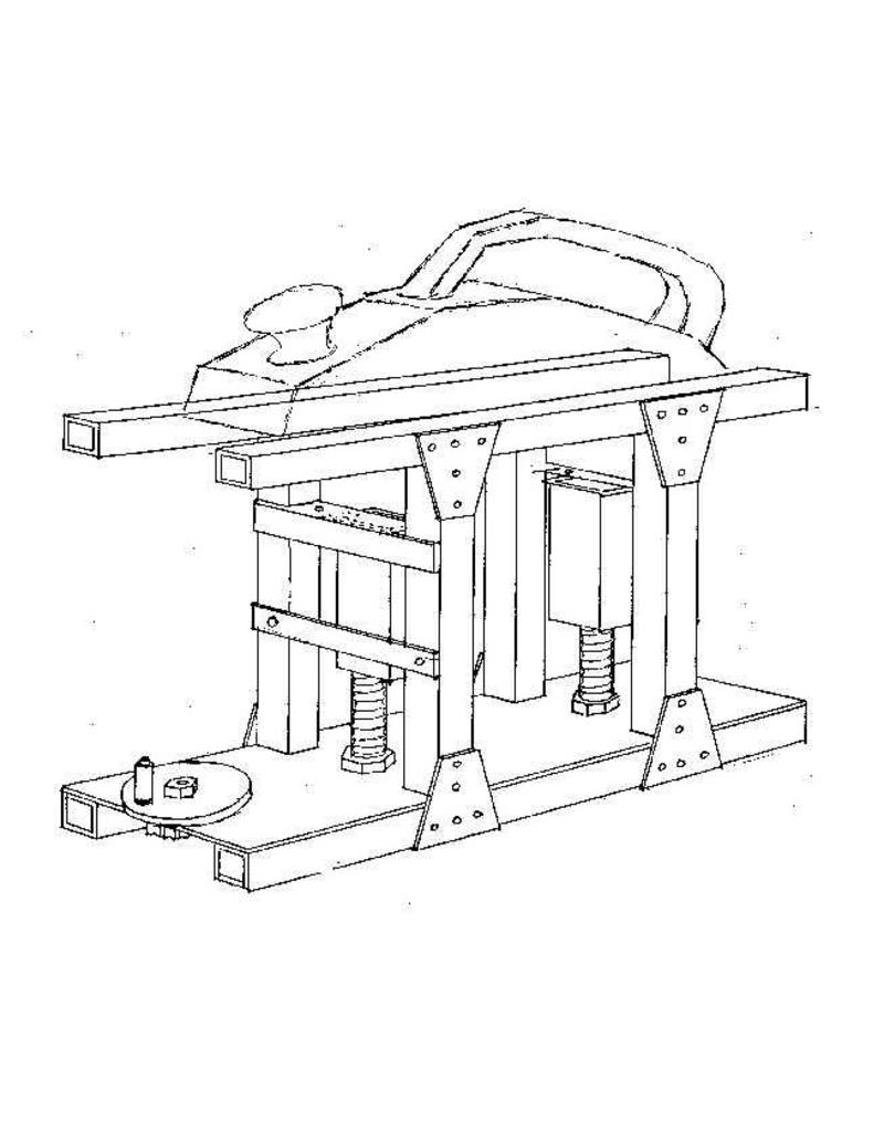 MBT Vandikte bank - Bouwtekening Schaal 1 : XX (80.00.013)