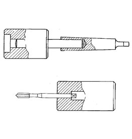 NVM 80.00.018 Snelwisselbeitelhouder+draadsnijgereedschap