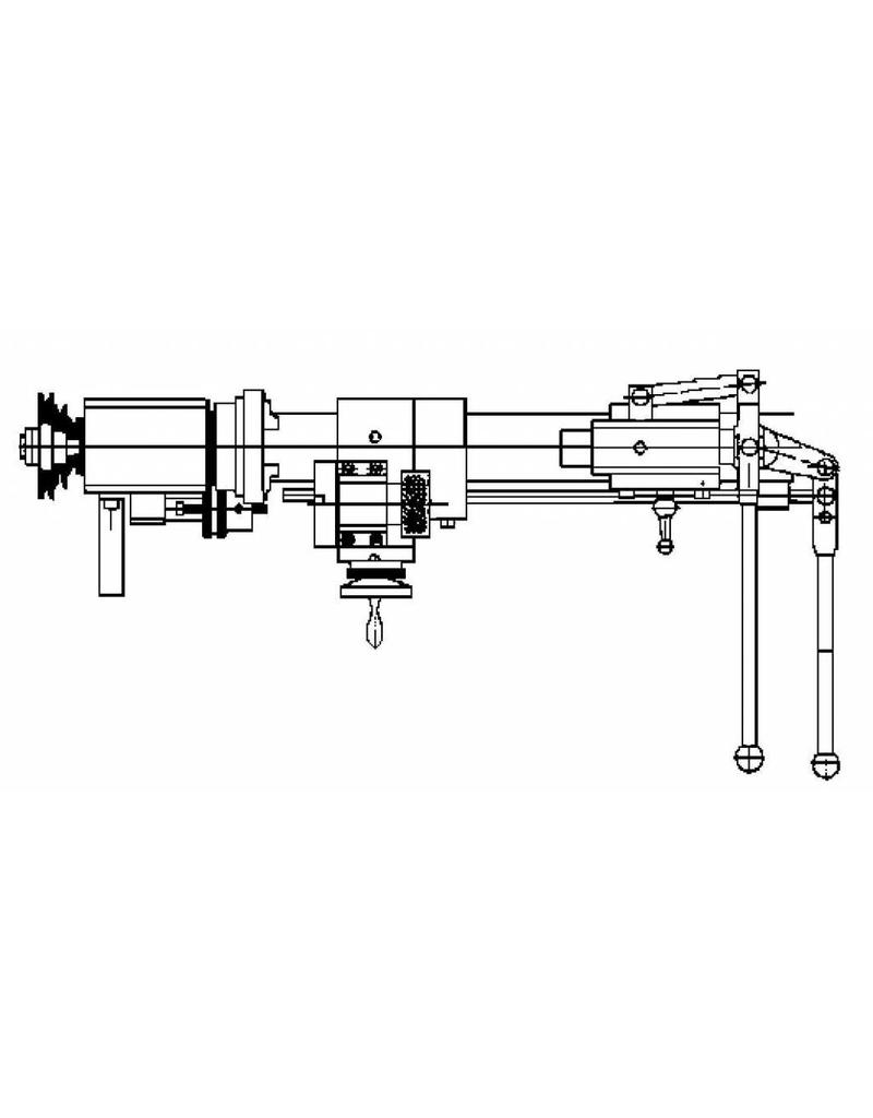 MBT Revolver draaibank - Bouwtekening Schaal 1 : XX (80.00.019)