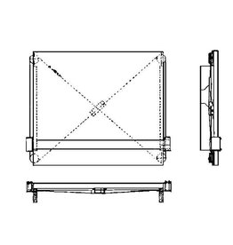 NVM 80.00.026 tekenbord met parallelgeleiding