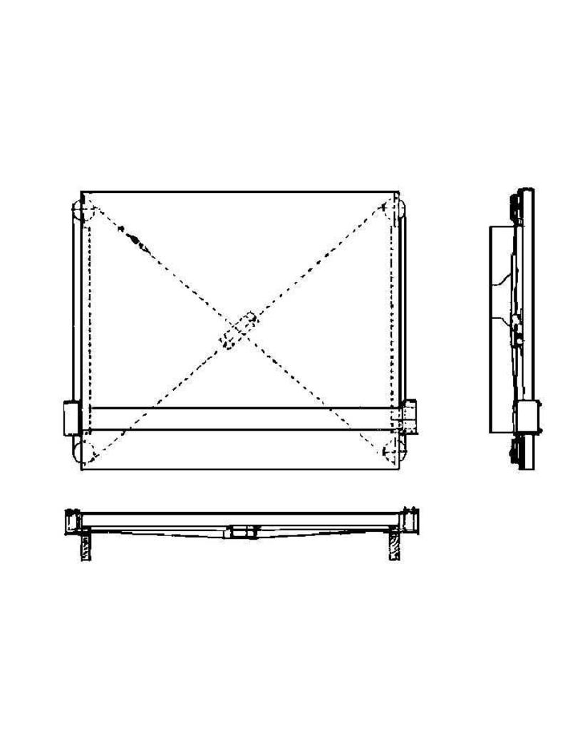 MBT Tekenbord met parallelgeleiding - Bouwtekening Schaal 1 : XX (80.00.026)