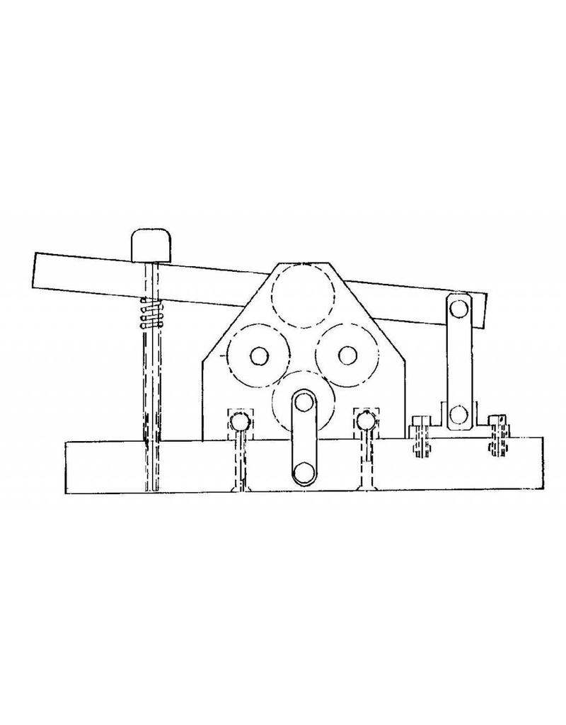 MBT Bandenwals voor houten wagenwielen - Bouwtekening Schaal 1 : XX (80.00.041)