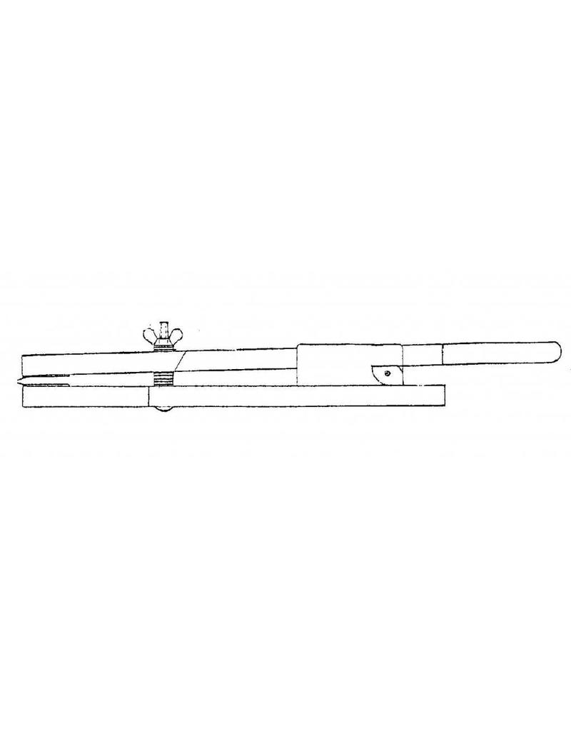 MBT Figuurzaagklemplank voor ?nhandigen - Bouwtekening Schaal 1 : XX (80.00.046)