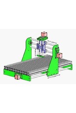 MBT CD - CNC Fräs-/Graviermaschine - Bauzeichnung Maßstab 1 : XX (80.00.050)