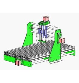 MBT CD - CNC Fräs-/Graviermaschine - Bauzeichnung Maßstab 1 : XX (80.00.050)
