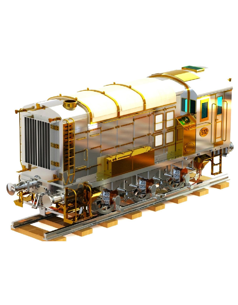 MBT CD Rangeerlocomotief NS 500 voor 3,5"(89 mm) spoor - Bouwtekening Schaal 1 : XX (20.02.018)