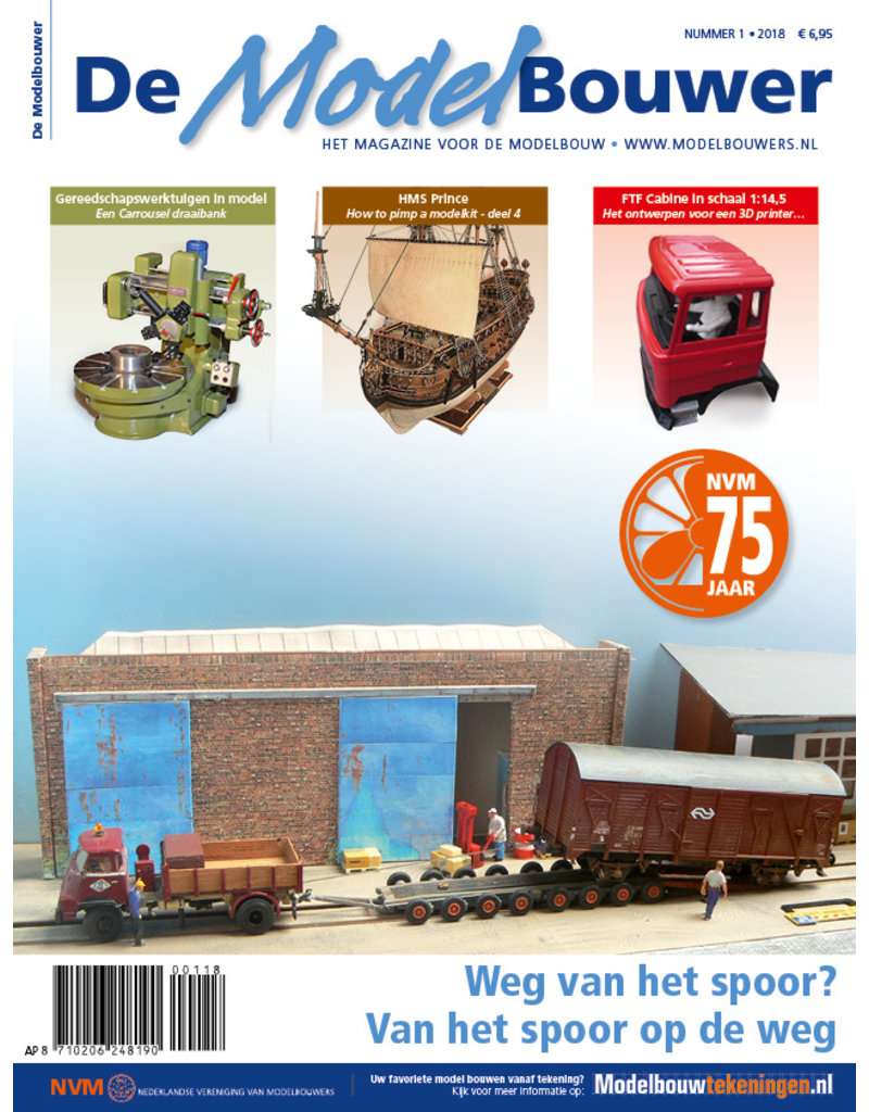 NVM 95.18.001 Jaargang "De Modelbouwer" Editie : 18.001   (PDF)