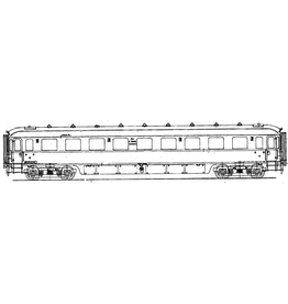 MBT 29.05.037 NS Durchgangswagen 3. Kl. C7801 - 7840 für Spur 0
