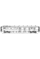 MBT 29.05.039 NS Durchgangswagen 2. Klasse B4101 - 4124 (Plan W) für Spur 0