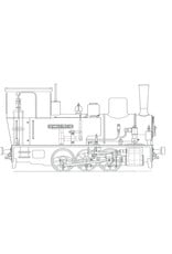 MBT 20.20.017 GWSM Stoomtramlocomotief nr 6 "Gelderland" voor spoor 1