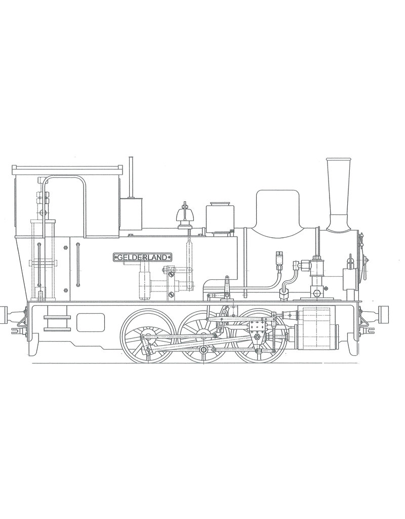 NVM 20.20.016 kleine Kohle-Kessel der Lokomotive 3.5 "Track - Copy