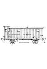 MBT 29.05.131 HSM Gepäckwagen Serie 1451-1487 (NS Serie 2533-2556) für Spur 0