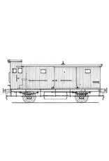 NVM 29.05.131 HSM Bagagewagen serie 1451-1487 (NS serie 2533-2556) voor spoor 0