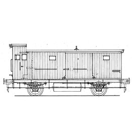 NVM 29.05.131 HSM Bagagewagen serie 1451-1487 (NS serie 2533-2556) voor spoor 0