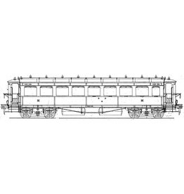 MBT 29.05.132.1 HSM Durchgangswagen 3. Klasse 1101 - 11-8 (NS C8010-8017) für Spur 0