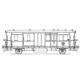 MBT 29.05.141 NS Post-Gepäckwagen PD 1001 - 1033 (ehemals HSM 3011 - 3033) für Spur 0