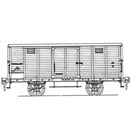 MBT 29.06.081 NS closed goods wagon series 7802-9478 for gauge 0