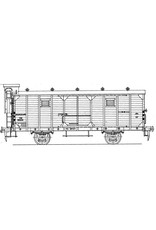 MBT 29.06.083 NS 15-ton closed goods wagon 28211-28400 for fruit transport, for O gauge
