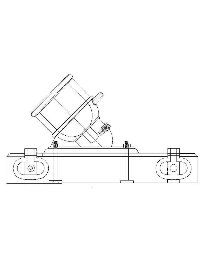 MBT Buskruit proefmortier op blok, kogel en hulpwerktuigen - Bouwtekening Schaal 1 : XX (40.45.022)