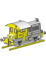MBT 20.02.015a Locomotor VSM 321(Sik), executed in cardboard or tin/brass