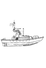 NVM 10.17.005 Motorrettungs barge "Cornelia Clasina" (1978) - KNZHRM; Watten barge Typ "Sea Lion"