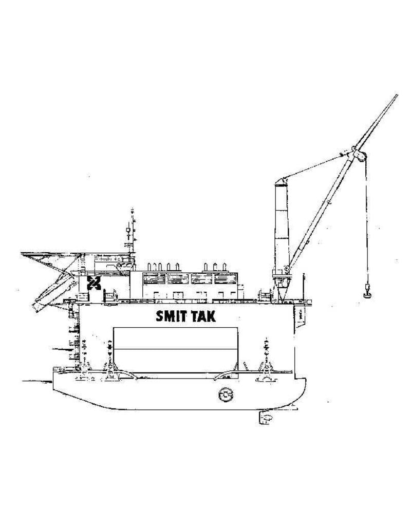 MBT 10.19.006 zelfvarend halfafzinkbaar werkeiland "Smit Semi 1" (1986)