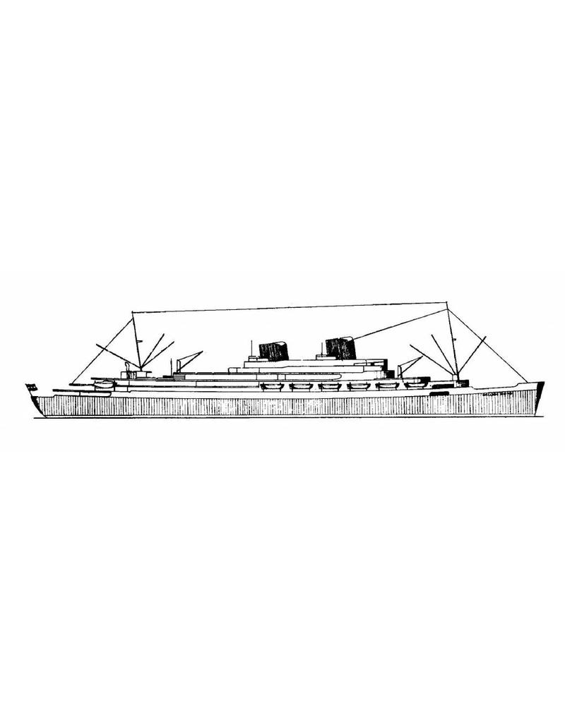 MBT 10.20.006 passagiersschip ms "Willem Ruys" (1939/1947) - Kon. Rott. Lloyd
