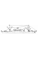 MBT 10.20.017 vracht-passagiersschip ms "Prinses Irene" (1958)- Oranjelijn