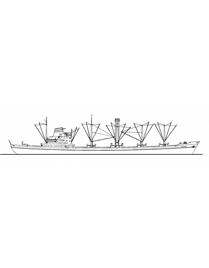MBT 10.20.019 Frachtschiff ms "Gaasterdijk" (1960) - HAL