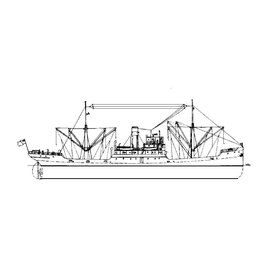 MBT 10.20.021 cargo ship ss "Santa Gertrudis" (1921) - San Antonio Steamship Co. London