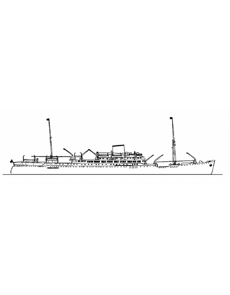 NVM 10.20.024 vracht-passagiersschip ms "Tegelberg" (1937), "Ruys", "Boissevain" - KJCPL