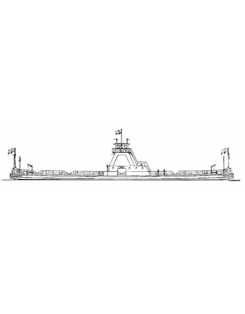 MBT 10.20.032 IJ-pont, ms "Spoorpont III" - (1963) - Rederij Koppe; "Spoorpont II" (1957)