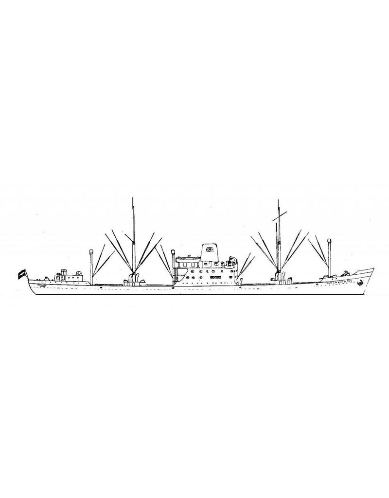 NVM 10.20.044 Frachter MV "vLinschoten" (1958) -KPM / KJCPL- "vSpilbergen", "vHeemskerk", "vdHagen"