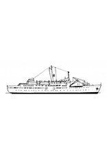 MBT 10.20.100 Fracht-Passagierschiff ms "Ragnvald Jarl" (1956) - Nordenfjeldske DSS (Hurtigruten)