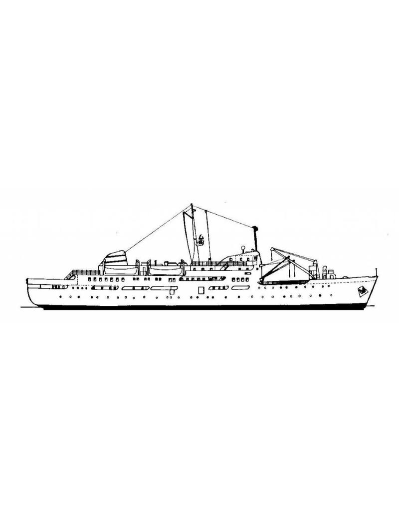 MBT 10.20.100 cargo-passenger ship ms "Ragnvald Jarl" (1956) - Nordenfjeldske DSS (Hurtigruten)