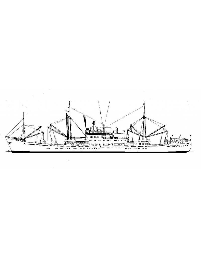 MBT 10.20.104 vrachtpass. ms "Willemstad"(1950) - KNSM; ex "Socrates" (1938)