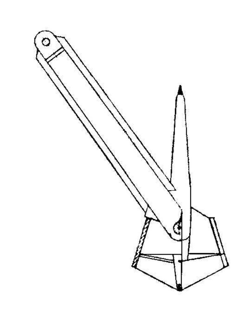 MBT 11.17.007 delta/flipper anchor of 2 kg