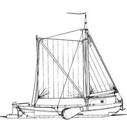 MBT 16.05.001 sailing cargo ship "steel barge" (1925)