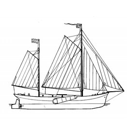De Modelbouwer 16.06.004 klipperjacht Leondra II