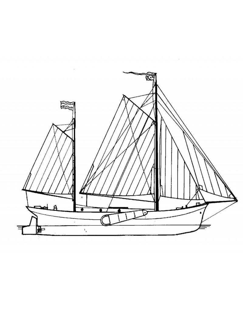 De Modelbouwer 16.06.004 clipper yacht Leondra II