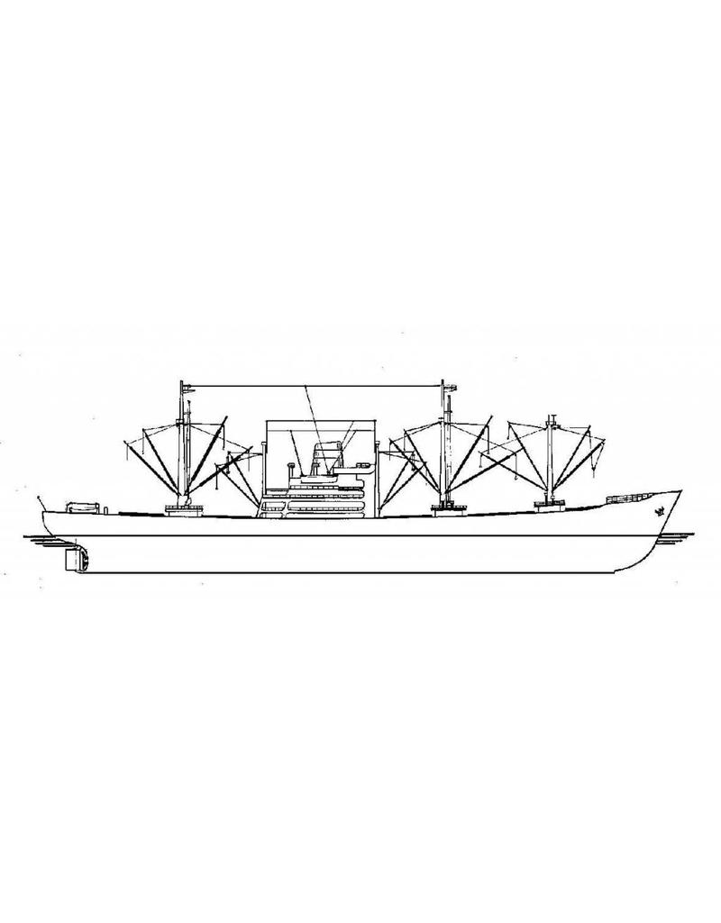 MBT 16.10.011 Frachtschiff ms "Leiderkerk", " Lelykerk", "Laarderkerk" (1958/1959) - VNS - Nedlloyd