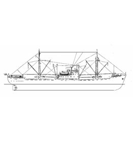 MBT 16.10.014 cargo ship ms "Beninkust" (1954) - VNS/HWAL